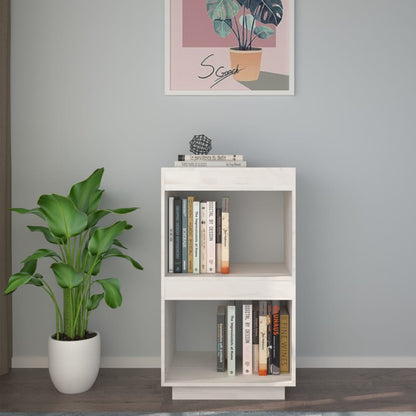 Bücherregal Weiß 40x35x71 cm Massivholz Kiefer - Pazzar.ch