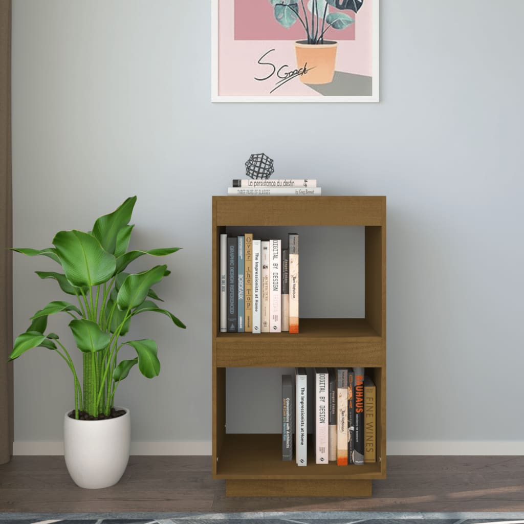 Bücherregal Honigbraun 40x35x71 cm Massivholz Kiefer - Pazzar.ch
