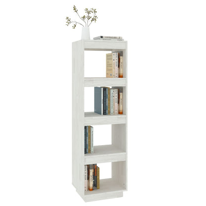 Bücherregal/Raumteiler Weiß 40x35x135 cm Massivholz Kiefer - Pazzar.ch