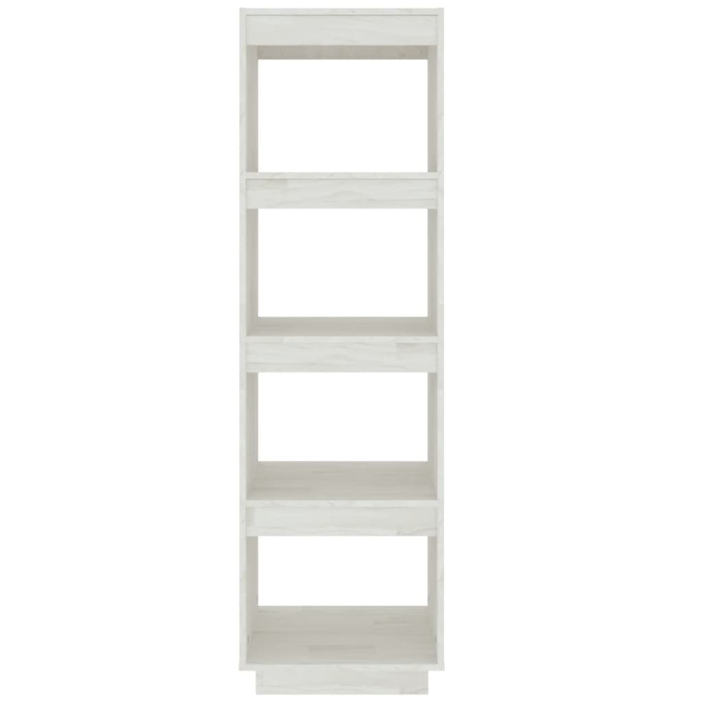 Bücherregal/Raumteiler Weiß 40x35x135 cm Massivholz Kiefer - Pazzar.ch