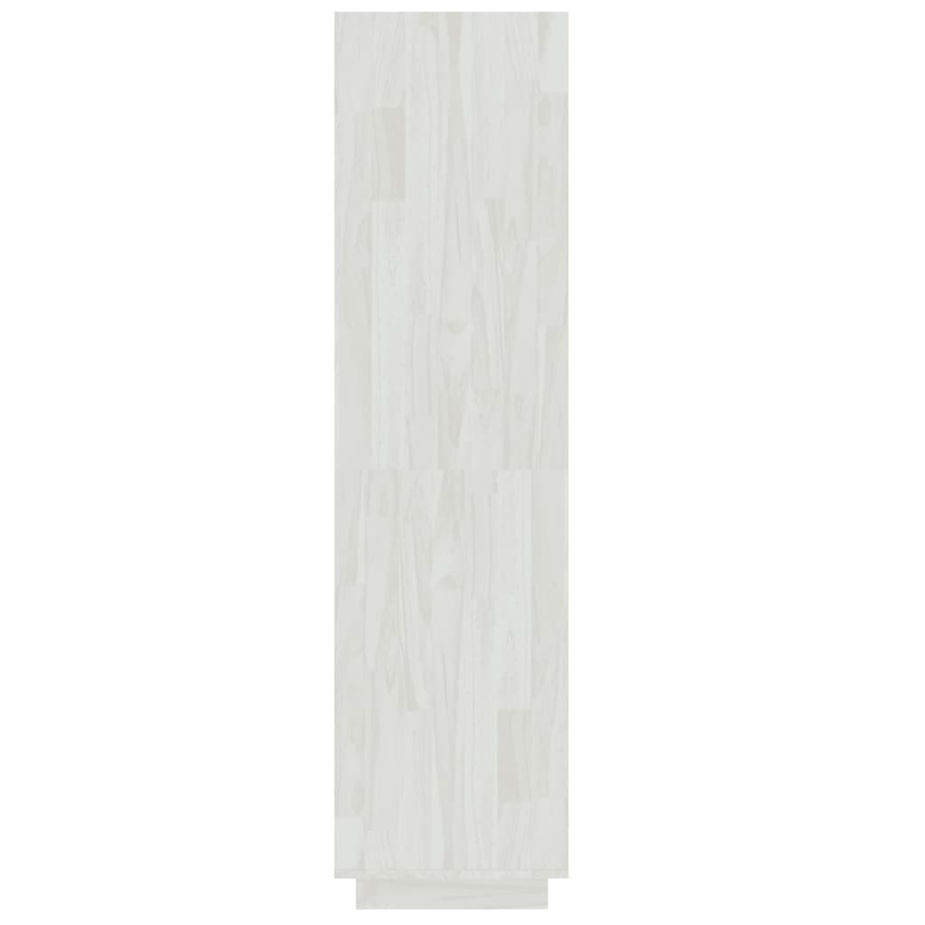 Bücherregal/Raumteiler Weiß 40x35x135 cm Massivholz Kiefer - Pazzar.ch