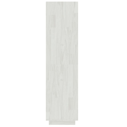 Bücherregal/Raumteiler Weiß 40x35x135 cm Massivholz Kiefer - Pazzar.ch