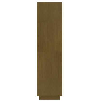 Bücherregal/Raumteiler Honigbraun 40x35x135 Massivholz Kiefer - Pazzar.ch