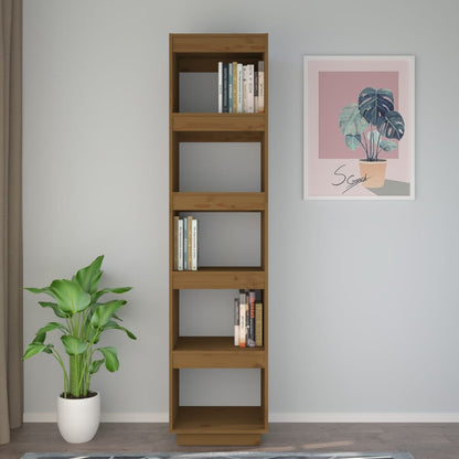 Bücherregal/Raumteiler Honigbraun 40x35x167cm Massivholz Kiefer - Pazzar.ch