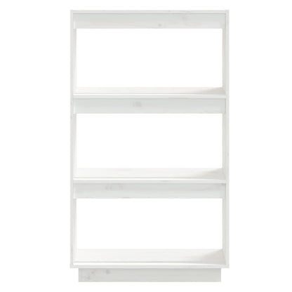 Bücherregal/Raumteiler Weiß 60x35x103 cm Massivholz Kiefer - Pazzar.ch