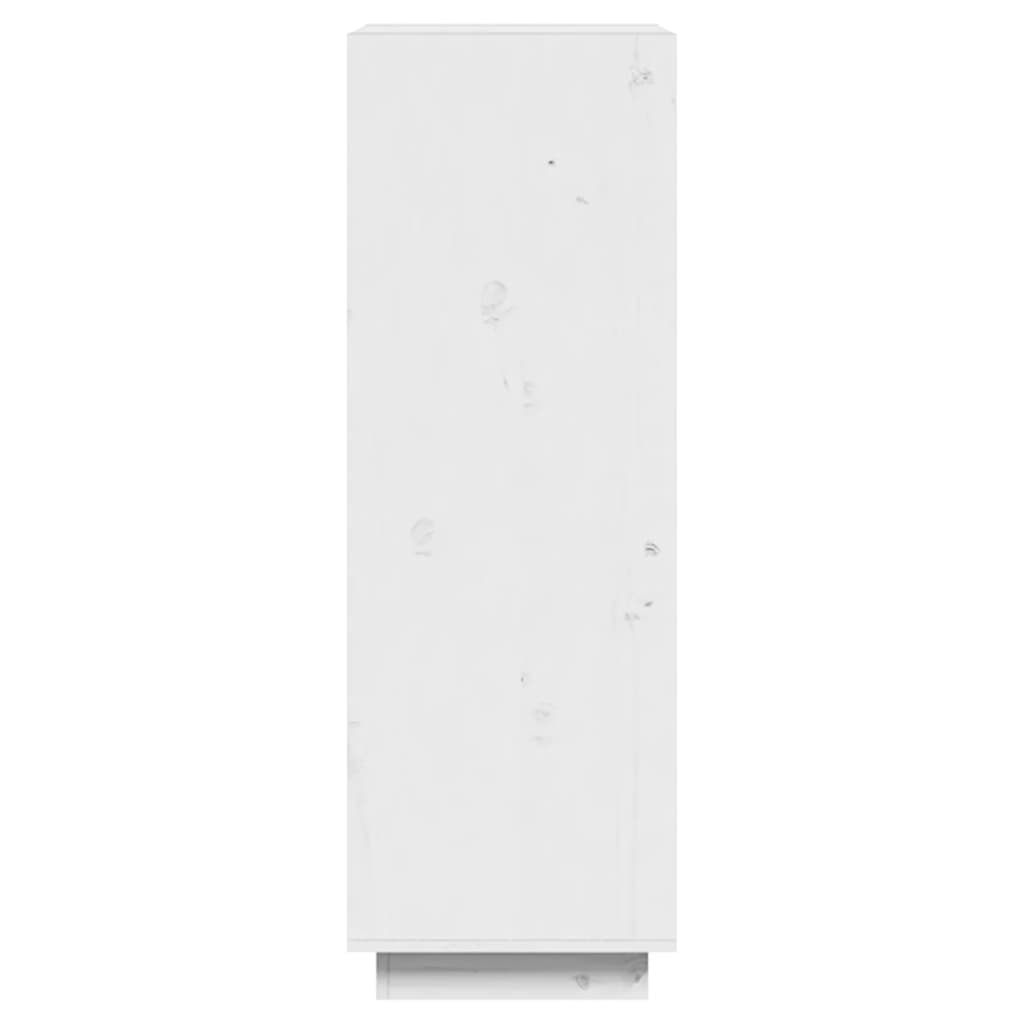 Bücherregal/Raumteiler Weiß 60x35x103 cm Massivholz Kiefer - Pazzar.ch