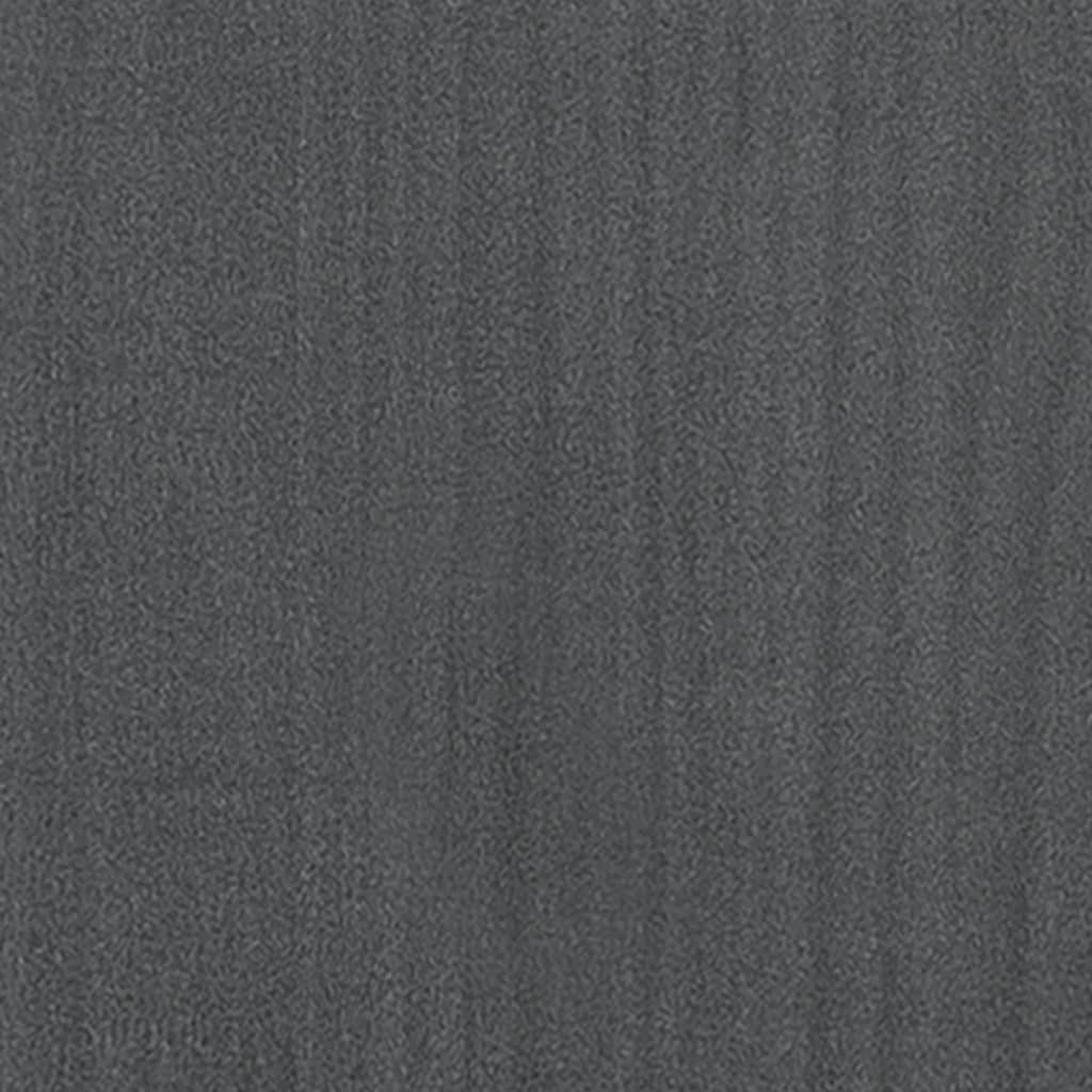 Bücherregal/Raumteiler Grau 60x35x135 cm Massivholz Kiefer - Pazzar.ch