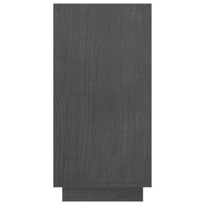 Bücherregal Grau 80x35x71 cm Massivholz Kiefer - Pazzar.ch