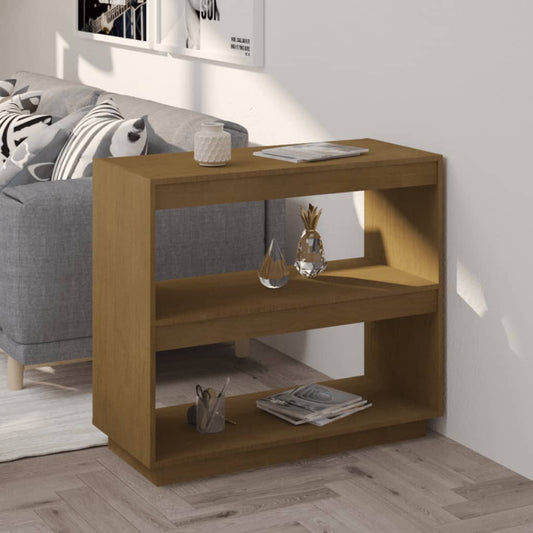 Bücherregal Honigbraun 80x35x71 cm Massivholz Kiefer - Pazzar.ch