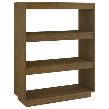 Bücherregal/Raumteiler Honigbraun 80x35x103 Massivholz Kiefer - Pazzar.ch