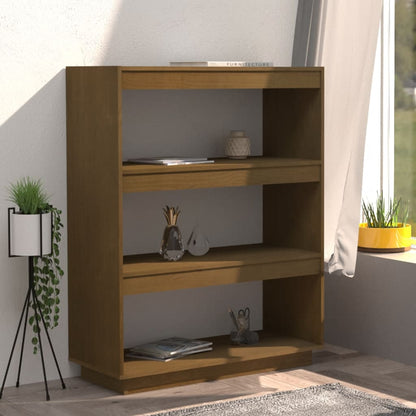 Bücherregal/Raumteiler Honigbraun 80x35x103 Massivholz Kiefer - Pazzar.ch