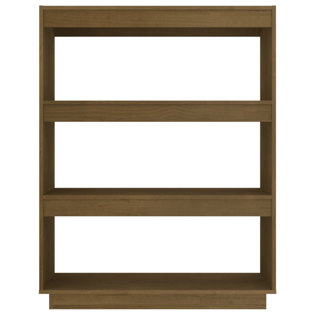 Bücherregal/Raumteiler Honigbraun 80x35x103 Massivholz Kiefer - Pazzar.ch
