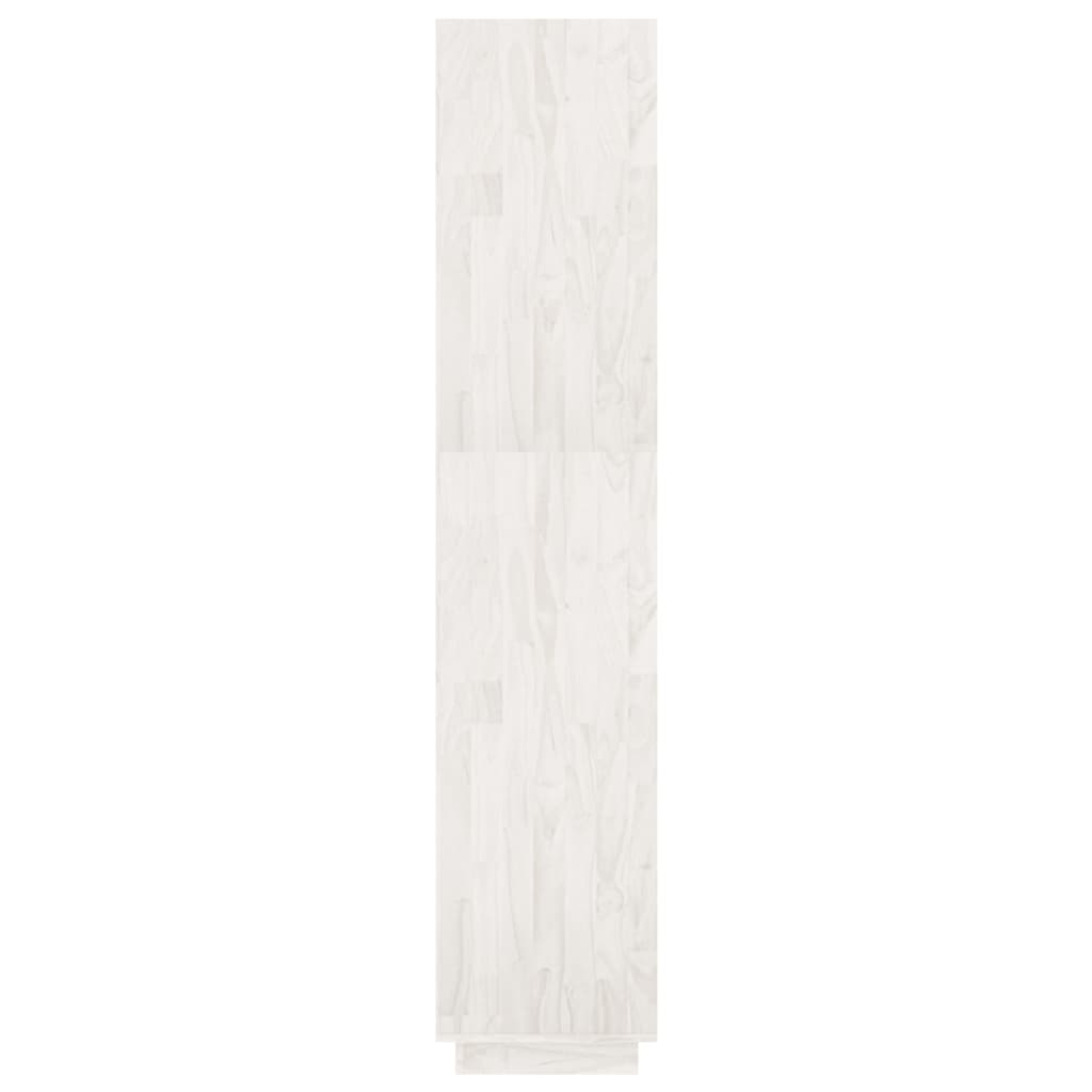 Bücherregal/Raumteiler Weiß 80x35x167 cm Massivholz Kiefer - Pazzar.ch