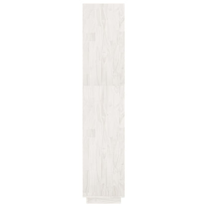 Bücherregal/Raumteiler Weiß 80x35x167 cm Massivholz Kiefer - Pazzar.ch