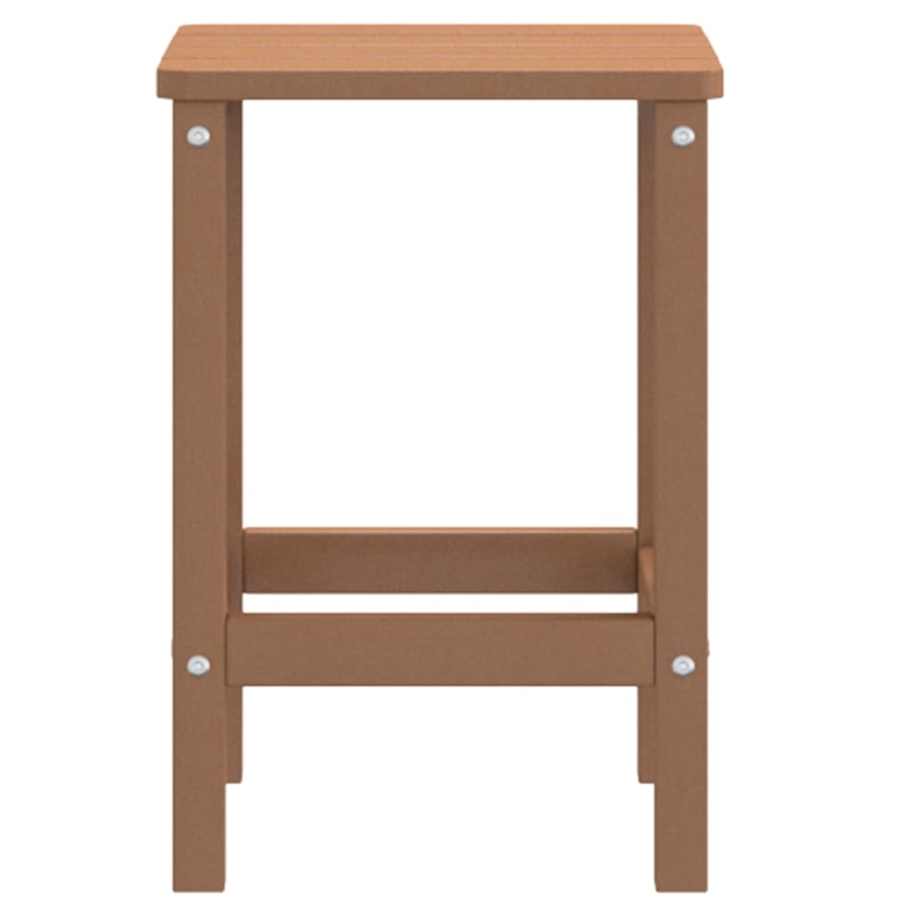 Adirondack-Gartentisch Braun 38x38x46 cm HDPE - Pazzar.ch