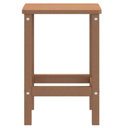 Adirondack-Gartentisch Braun 38x38x46 cm HDPE - Pazzar.ch