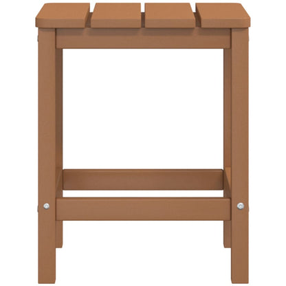 Adirondack-Gartentisch Braun 38x38x46 cm HDPE - Pazzar.ch