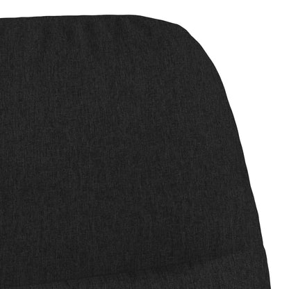 Schaukelstuhl Schwarz Stoff - Pazzar.ch