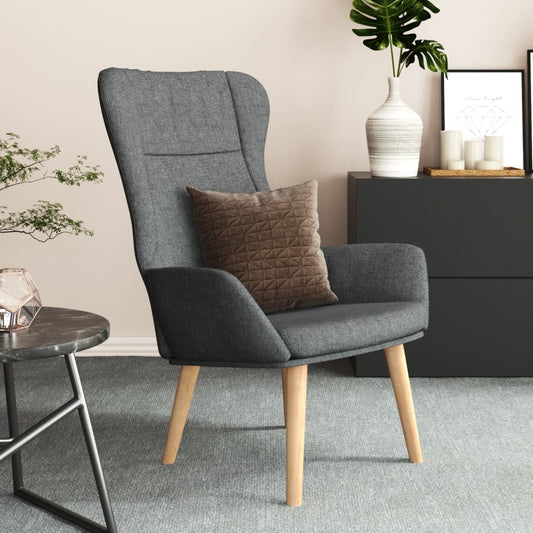Relaxsessel Dunkelgrau Stoff - Pazzar.ch
