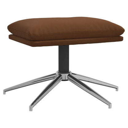 Fußhocker Braun 60x60x35 cm Mikrofasergewebe - Pazzar.ch