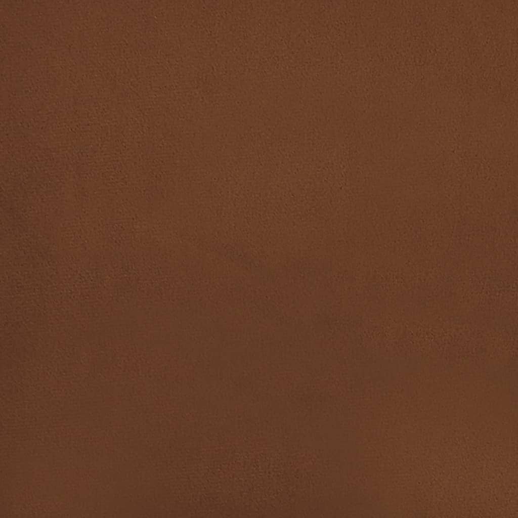 Fußhocker Braun 60x60x35 cm Mikrofasergewebe - Pazzar.ch