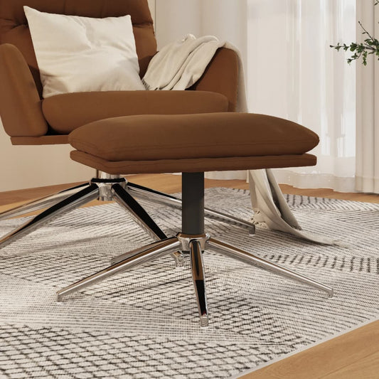 Fußhocker Braun 60x60x35 cm Mikrofasergewebe - Pazzar.ch