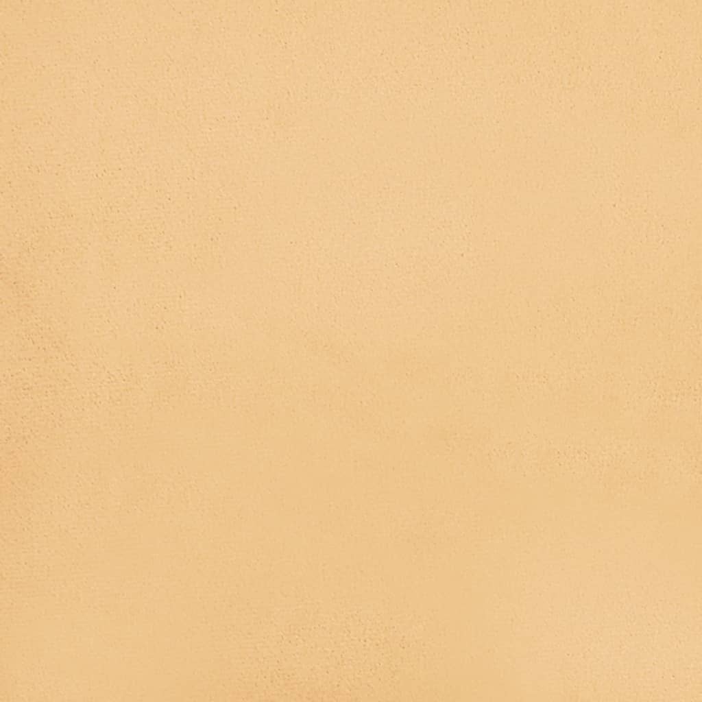 Fußhocker Creme 60x60x35 cm Mikrofasergewebe - Pazzar.ch