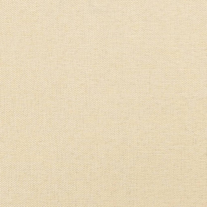 Fußhocker Creme 60x60x36 cm Stoff - Pazzar.ch