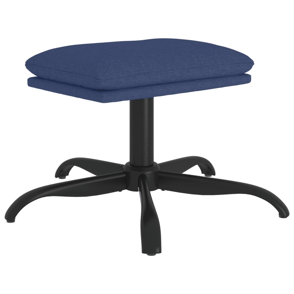 Fußhocker Blau 60x60x36 cm Stoff - Pazzar.ch