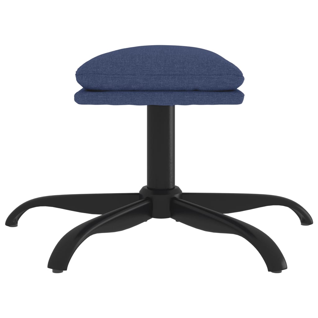 Fußhocker Blau 60x60x36 cm Stoff - Pazzar.ch