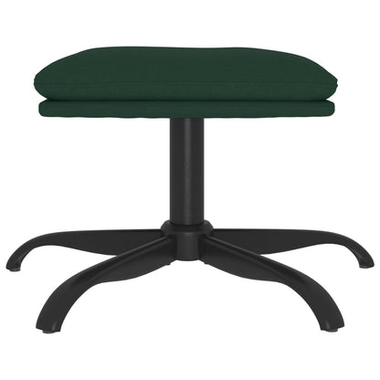 Fußhocker Dunkelgrün 60x60x36 cm Stoff - Pazzar.ch