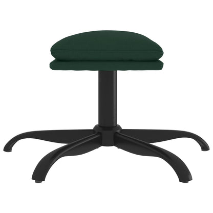 Fußhocker Dunkelgrün 60x60x36 cm Stoff - Pazzar.ch