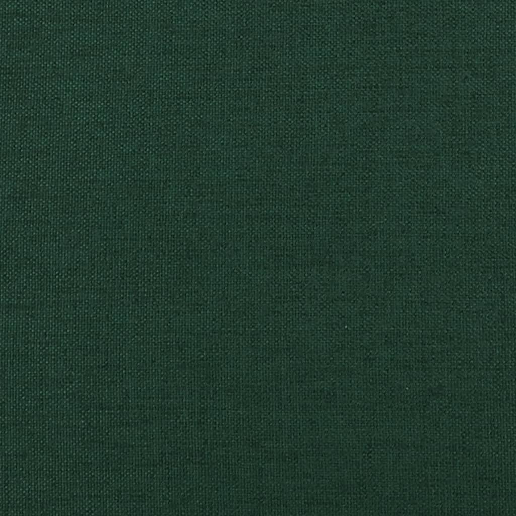 Fußhocker Dunkelgrün 60x60x36 cm Stoff - Pazzar.ch