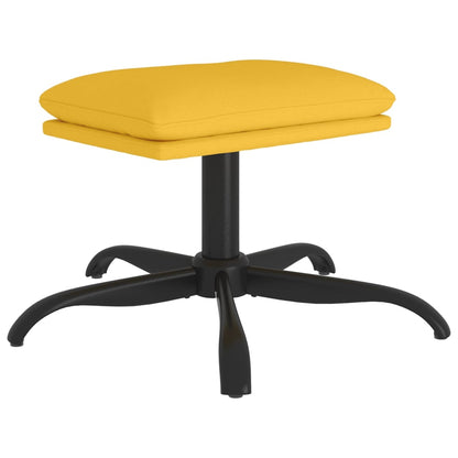 Fußhocker Senfgelb 60x60x36 cm Stoff - Pazzar.ch