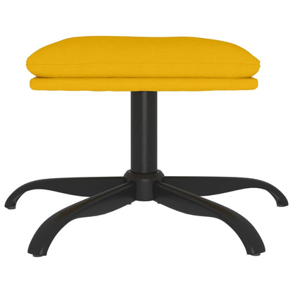 Fußhocker Senfgelb 60x60x36 cm Samt - Pazzar.ch