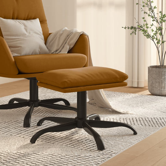 Fußhocker Braun 60x60x36 cm Samt - Pazzar.ch