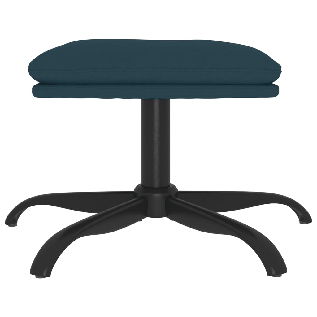Fußhocker Blau 60x60x36 cm Samt - Pazzar.ch