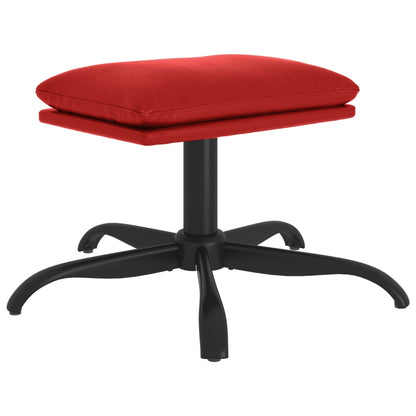 Fußhocker Weinrot 60x60x36 cm Kunstleder - Pazzar.ch