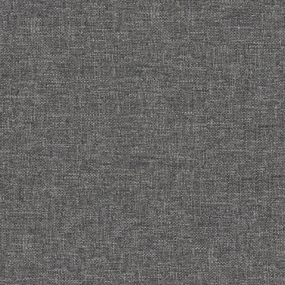 Fußhocker Hellgrau 60x60x36 cm Stoff und Kunstleder - Pazzar.ch