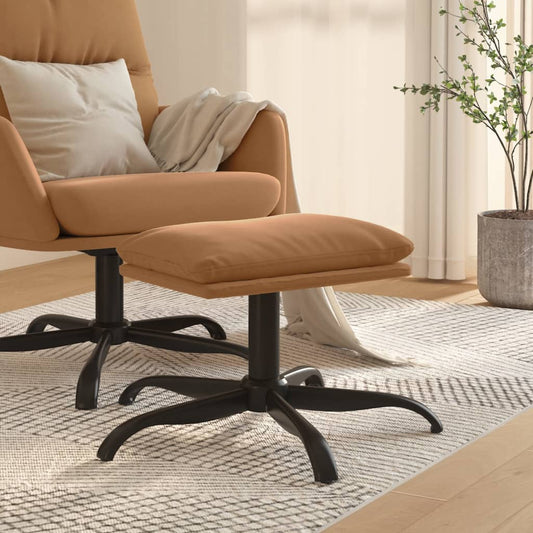 Fußhocker Taupe 60x60x36 cm Mikrofasergewebe - Pazzar.ch