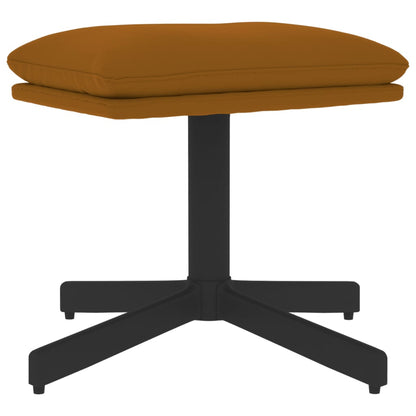 Fußhocker Braun 60x60x36 cm Samt - Pazzar.ch