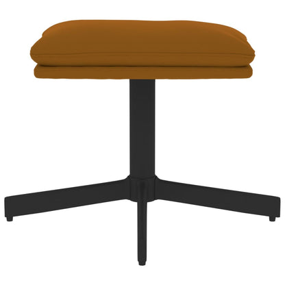 Fußhocker Braun 60x60x36 cm Samt - Pazzar.ch