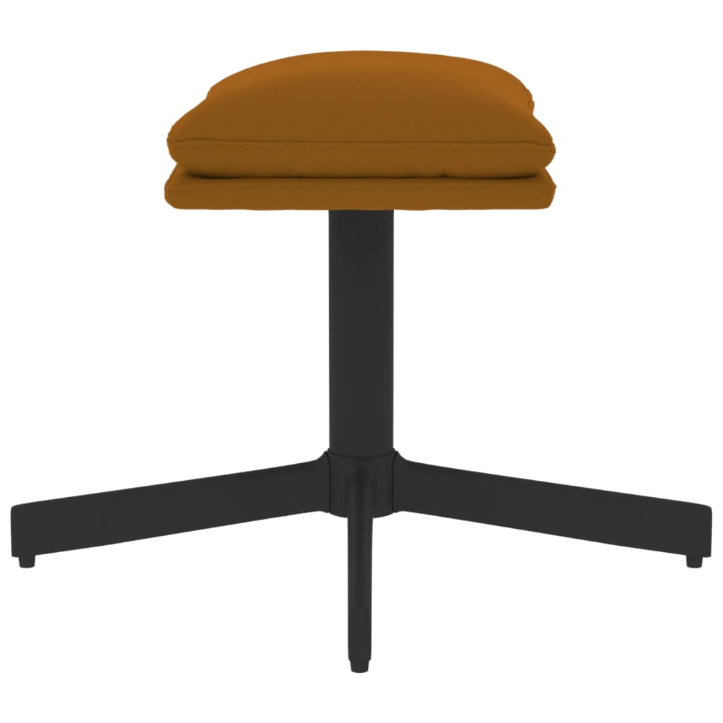 Fußhocker Braun 60x60x36 cm Samt - Pazzar.ch