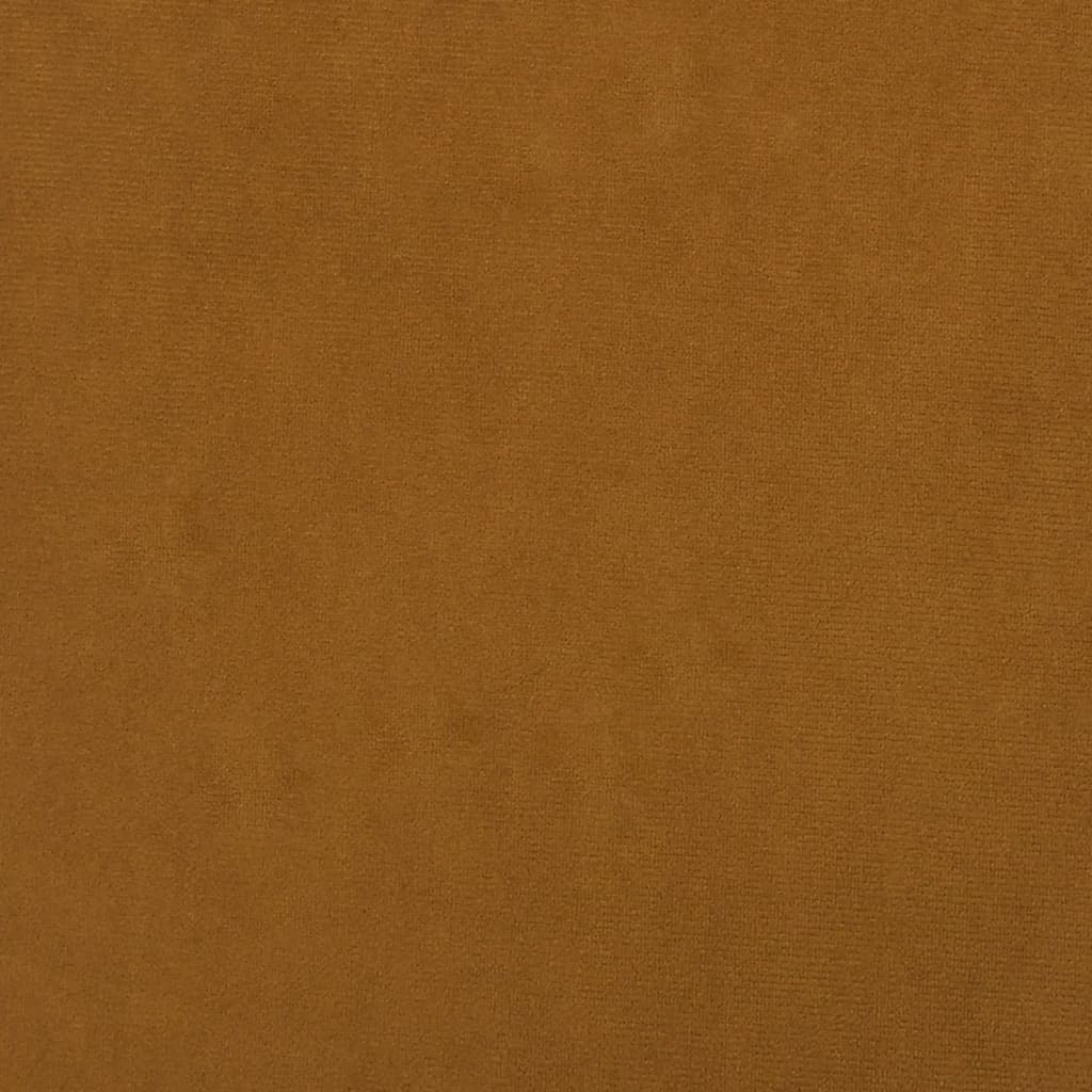 Fußhocker Braun 60x60x36 cm Samt - Pazzar.ch