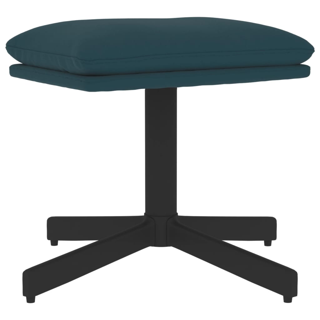Fußhocker Blau 60x60x36 cm Samt - Pazzar.ch