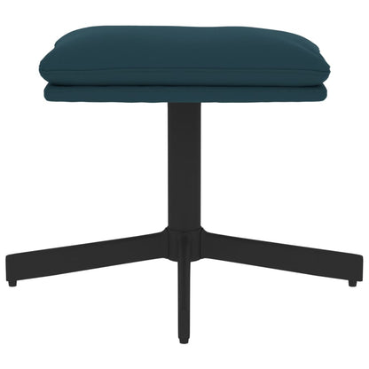 Fußhocker Blau 60x60x36 cm Samt - Pazzar.ch