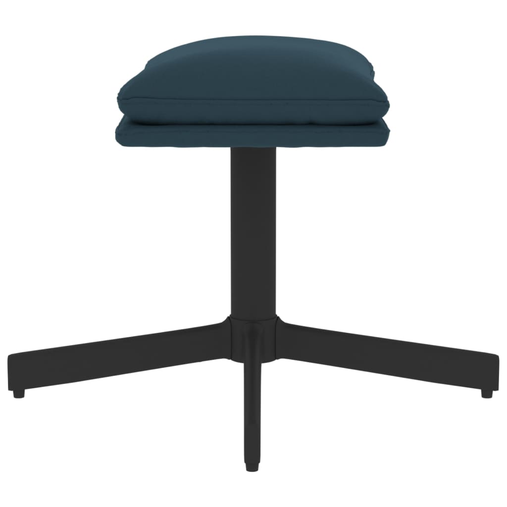 Fußhocker Blau 60x60x36 cm Samt - Pazzar.ch