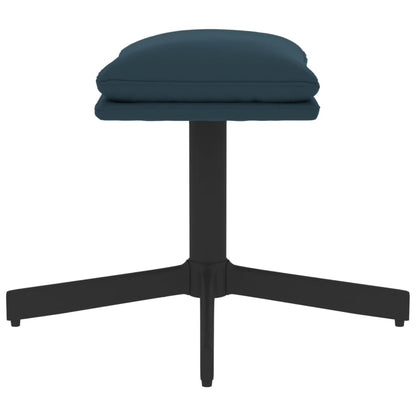 Fußhocker Blau 60x60x36 cm Samt - Pazzar.ch
