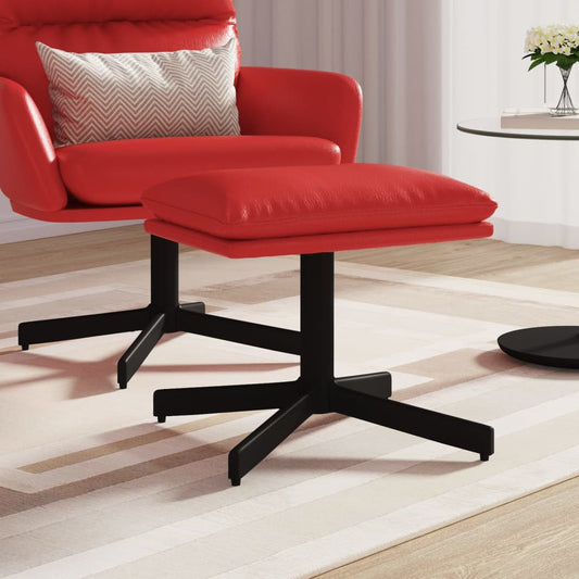 Fußhocker Weinrot 60x60x36 cm Kunstleder - Pazzar.ch