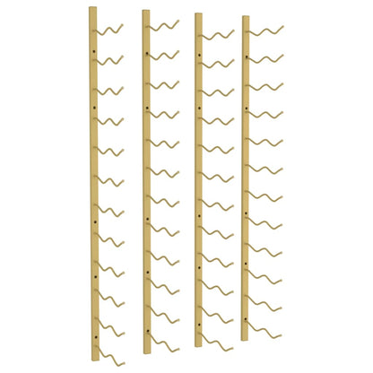 Wand-Weinregal für 24 Flaschen 2 Stk. Golden Eisen - Pazzar.ch